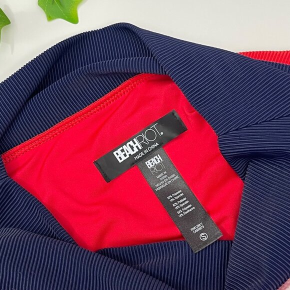 New BEACH RIOT Eva Bottom in‎ Americana Colorblock Size S - Picture 7 of 11